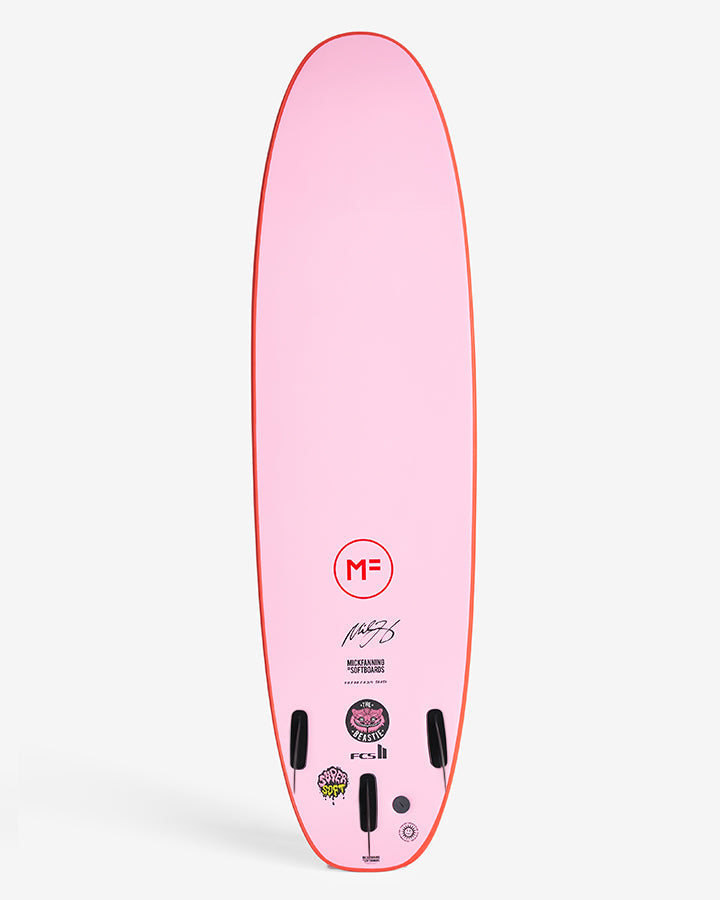 Mick fanning Beastie Supersoft - Red/Pink
