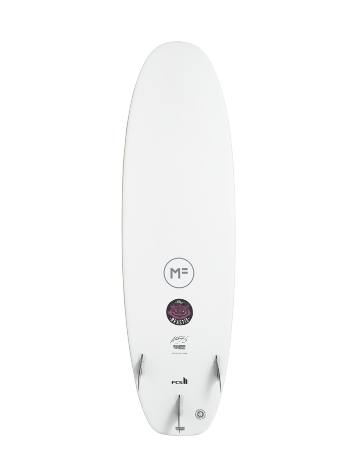 Mick Fanning Beastie Epoxy-Lam - White