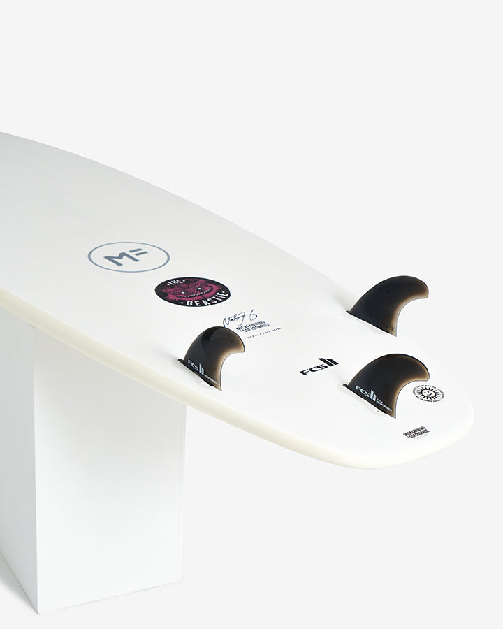 Mick Fanning Beastie Epoxy-Lam - White
