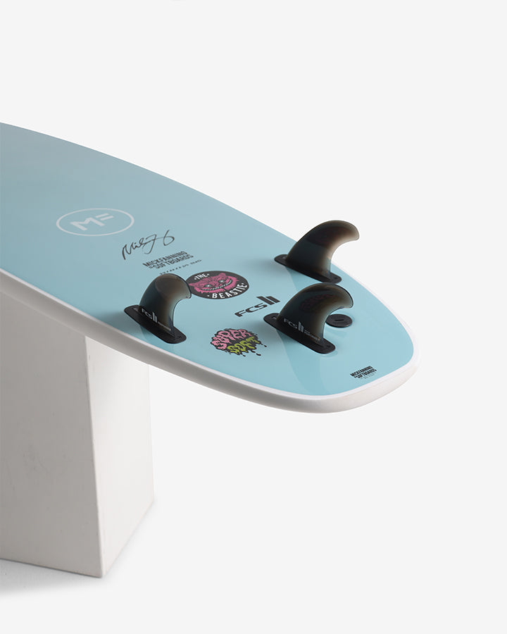 Mick Fanning Beastie Supersoft - White/Teal