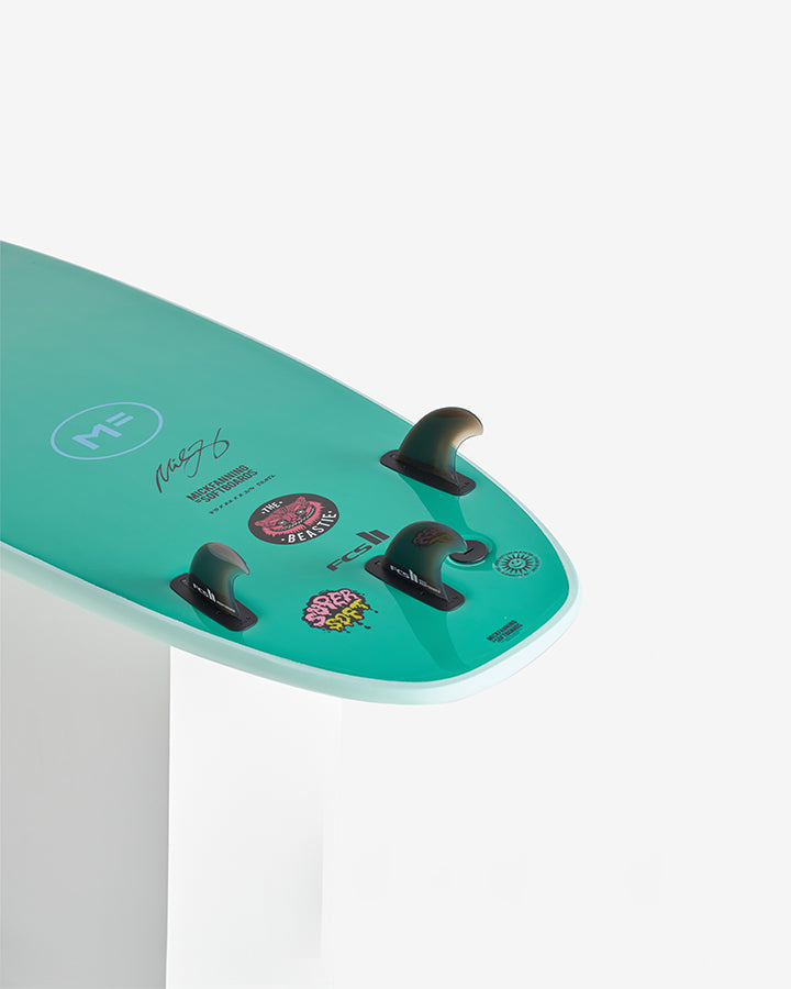 Mick Fanning Beastie Supersoft - Mint/Aqua