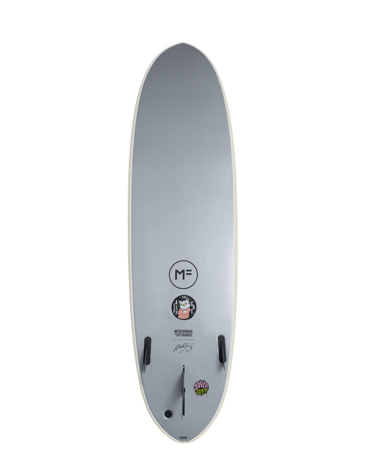 Mick Fanning Alley Cat Super Soft - White/Grey