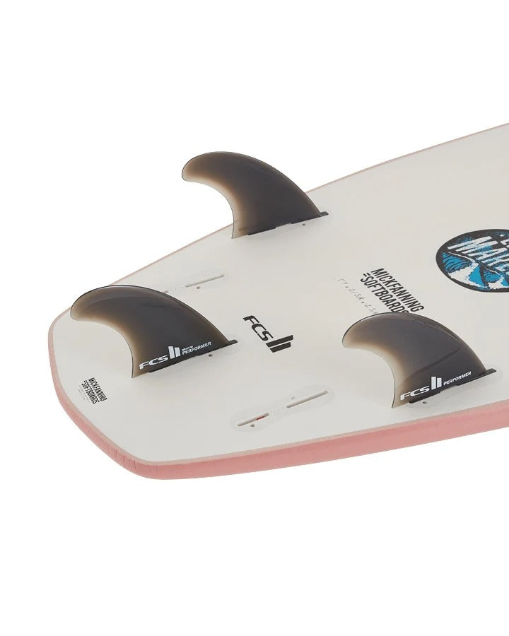 Mick Fanning Little Marley Softboard - Coral/FCSII